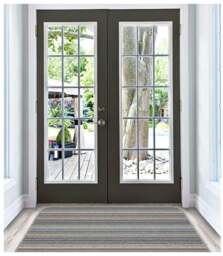 Rackhams Stockholm Grey/Clay Washable Mat - 67X200 cm - thumbnail 4