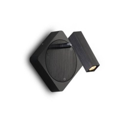 Rackhams Seville Single 3 Watt Black LED Wall Reading Light - thumbnail 2