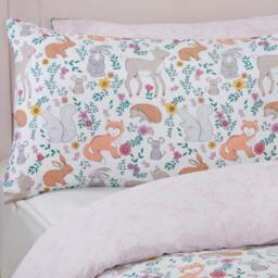 Rackhams Luxury Twin Pack Enchanted Animals Reversible Duvet Set & Pillowcases - Single (135cm x 200cm) - thumbnail 4