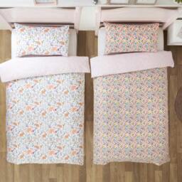 Rackhams Luxury Twin Pack Enchanted Animals Reversible Duvet Set & Pillowcases - Single (135cm x 200cm) - thumbnail 1