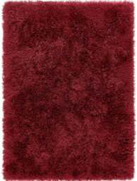 Rackhams Extravagance Wine Red Shaggy Rug - 120X170 cm