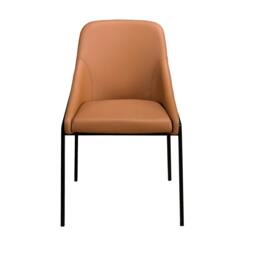 Rackhams Orange Leatherette Chair 4161 - thumbnail 2