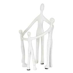 Rackhams Kin Ceramic Family Ornament - White - 31cm x 19cm x 19cm - White - 100% Mixed - thumbnail 2