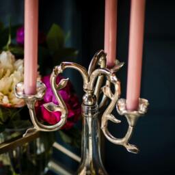 Rackhams Three Candle Bottle Candelabra - thumbnail 3