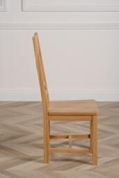 Rackhams Berkeley Solid Oak Dining Chair - Brown - 1 - Oak - thumbnail 4