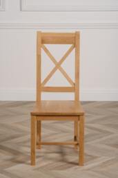 Rackhams Berkeley Solid Oak Dining Chair - Brown - 1 - Oak - thumbnail 2