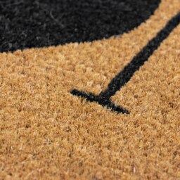 Rackhams Eco-Friendly Latex Backed Coir Entrance Doormat, 40x70cm - Scalloped Home - 1 - Brown - thumbnail 4