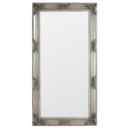 Rackhams Calcott Full Length Leaner Wall Mirror Antique Silver - 172.5cm x 92cm - Silver - thumbnail 5