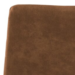 Rackhams Kimmy Bar Stool with  Brown Fabric in Set of 2 - 1 - thumbnail 6