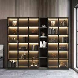 Rackhams Kauffman Wine Storage With Glass Doors, Display Cabinet - Others ( Contact Us ) - With Lighting - thumbnail 1