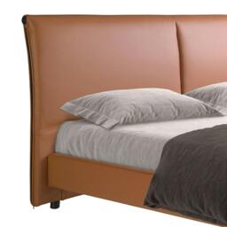 Rackhams Brown Leatherette Bed 7158 - thumbnail 5
