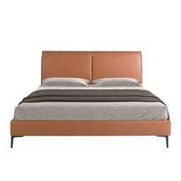 Rackhams Brown Leatherette Bed 7158 - thumbnail 2