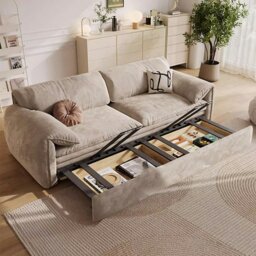Rackhams Moore Two Seater, Three Seater Sofa Bed With Storage, More Colours - Others ( Contact Us ) - 126cm ( With One Storage Drawer )