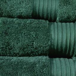 Rackhams Dark Emerald Egyptian Cotton Hand Towel - 2 Pack - thumbnail 3