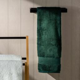 Rackhams Dark Emerald Egyptian Cotton Hand Towel - 2 Pack - thumbnail 1
