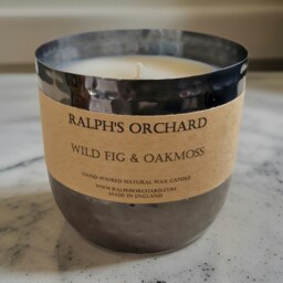 Rackhams Wild Fig & Oakmoss Scented Candle - Decorative Copper - thumbnail 4