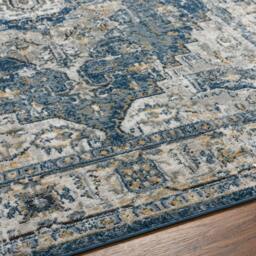 Rackhams Jolie-Vintage Grey Blue Brown Black Traditional Boho Rug - 140 x 200 cm - thumbnail 3
