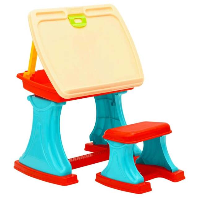 Rackhams Children Learning Desk & Easel Adjustable