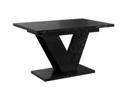 Rackhams Extendable Dining Table for 6 People DUBAI Black Royal Marble - thumbnail 5