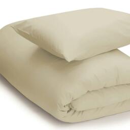 Rackhams Easycare Percale Duvet Cover - Ivory - Kingsize - Ivory - 50% Cotton/50% Polyester - thumbnail 1