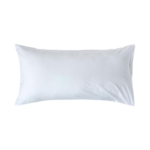 Rackhams Egyptian Cotton Housewife Pillowcase 200 TC, King Size - White - image 1