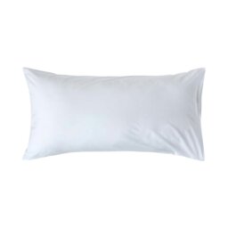 Rackhams Egyptian Cotton Housewife Pillowcase 200 TC, King Size - White