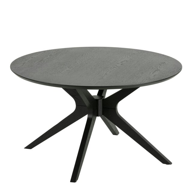 Rackhams I_Duncan Round Coffee Table in Black 80x45cm - 1 - Black - Black - image 1