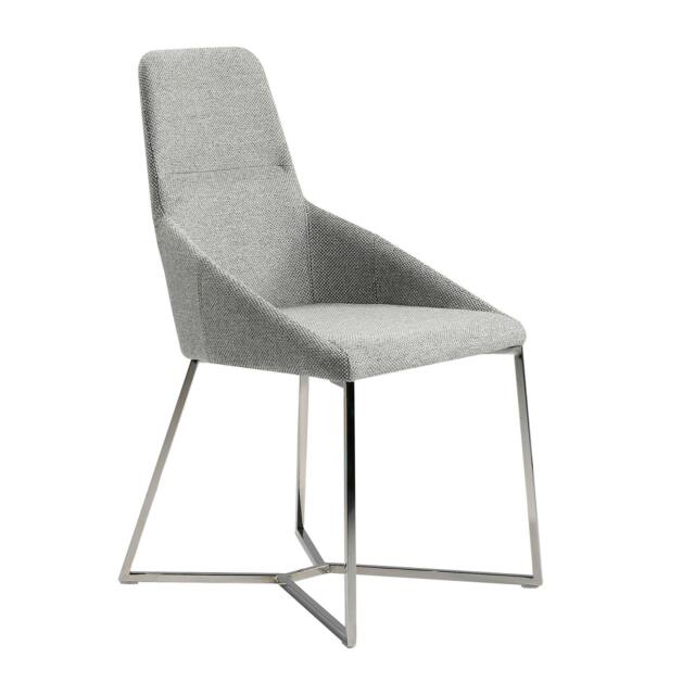 Rackhams Grey Fabric Chair 4008 - image 1