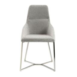 Rackhams Grey Fabric Chair 4008 - thumbnail 2