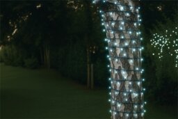 Rackhams Led String Lights Black Rubber Cool White 5M