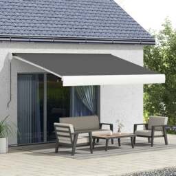 Rackhams 3 x 2.5m Electric Retractable Awning Sun Canopies for Door Window - thumbnail 1