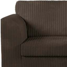 Rackhams Luxor Full Jumbo Cord 3 Seater – Full Back - Silver - thumbnail 6