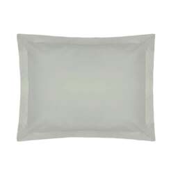Rackhams Egyptian Cotton Oxford Pillowcase - Platinum - 75cm x 50cm - Platinum - 100% Egyptian Cotton - thumbnail 1