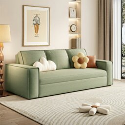 Rackhams Alvarado Two Seater Sofa Bed, More Colours - Green - 242cm ( With Two Drawers ) - thumbnail 1
