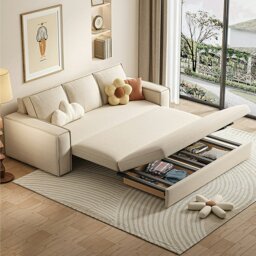 Rackhams Alvarado Two Seater Sofa Bed, More Colours - Green - 242cm ( With Two Drawers ) - thumbnail 6
