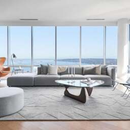 Rackhams Oakland Four Seater Sofa, Modular Sofa - Four Seater 350cm - With Ottoman - Light Grey - thumbnail 2