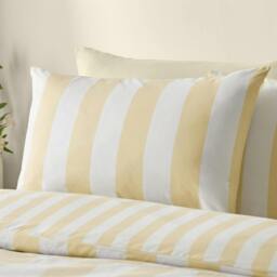 Rackhams Cove Stripe Yellow Duvet Cover Set - King - thumbnail 5