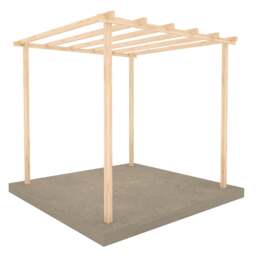 Rackhams Ivy Pergola Kit 8x8 - thumbnail 1