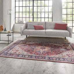 Rackhams Oriental Anthea Red Rug Medallion Design - 120X160 cm - thumbnail 5