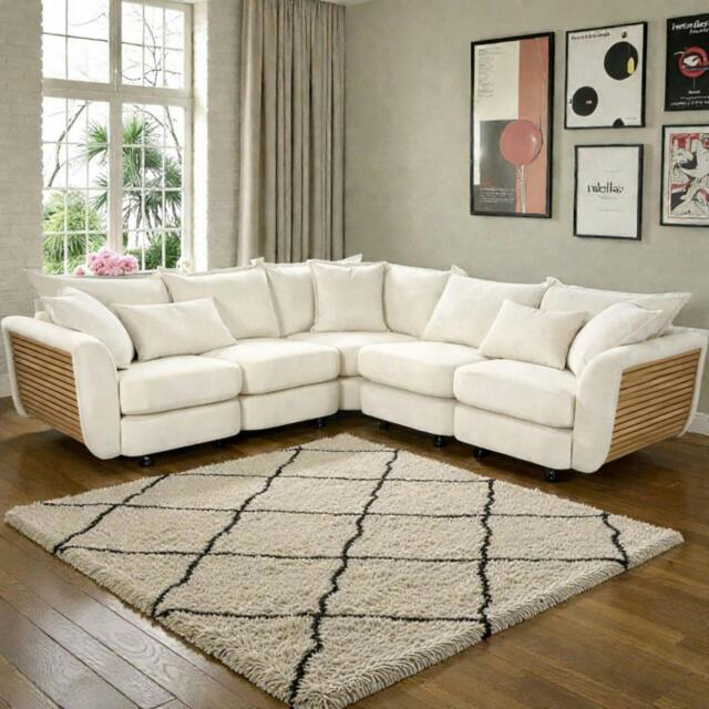 Rackhams Atelier 2C2 Large Corner Sofa Set - Cream - image 1