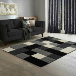 Rackhams Dexter Carved Rug - 120 x 170 - Pink - thumbnail 2