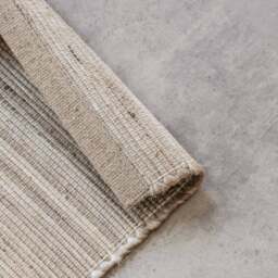 Rackhams Handloom Jute Rug Dhaka Natural Grey Brown - 160X230 cm - thumbnail 3