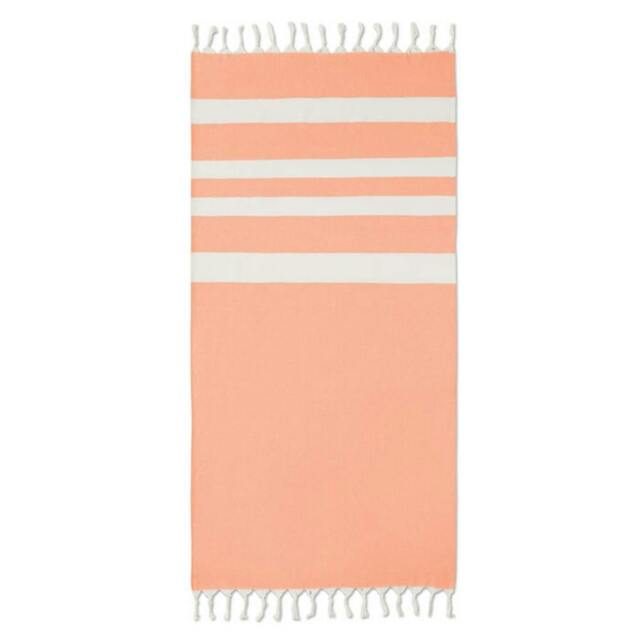 Rackhams Agoura Hammam Towel - Orange - One Size - Orange - 55% Recycled Polyester/45% Recycled Cotton - image 1