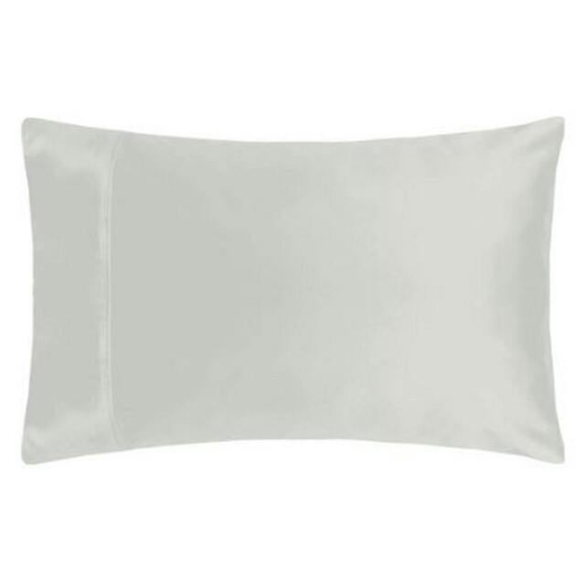 Rackhams Premium Blend 500 Thread Count Housewife Pillowcase (Pair) - Platinum - One Size - Platinum - 67% Cotton/33% Polyester - image 1