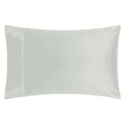 Rackhams Premium Blend 500 Thread Count Housewife Pillowcase (Pair) - Platinum - One Size - Platinum - 67% Cotton/33% Polyester - thumbnail 2
