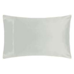 Rackhams Premium Blend 500 Thread Count Housewife Pillowcase (Pair) - Platinum - One Size - Platinum - 67% Cotton/33% Polyester - thumbnail 3
