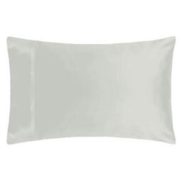 Rackhams Premium Blend 500 Thread Count Housewife Pillowcase (Pair) - Platinum - One Size - Platinum - 67% Cotton/33% Polyester - thumbnail 1