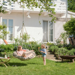 Rackhams Swing Nest Hanging Chair Taupe - thumbnail 4