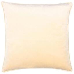 Rackhams Bloomsbury Velvet Cushion Cover - Ivory - 50cm x 50cm - Ivory - 100% Polyester - thumbnail 3