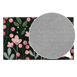 Rackhams Eco-Friendly Latex Backed Coir Entrance Doormat, 45x75cm - Floral - thumbnail 6